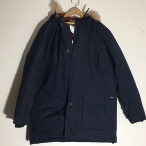NWT Woolrich Arctic Parka navy L